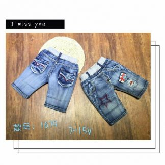 กางเกงยีนส์ขาสั้น เด็กผู้ชาย อายุ 2-6 ขวบ ยกแพ็ค 5 ตัว