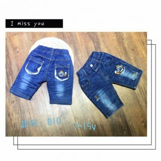 กางเกงยีนส์ขาสั้น เด็กผู้ชาย อายุ 2-6 ขวบ ยกแพ็ค 5 ตัว