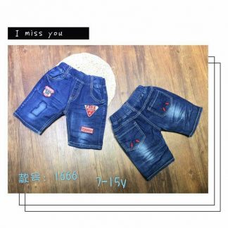 กางเกงยีนส์ขาสั้น เด็กผู้ชาย อายุ 2-6 ขวบ ยกแพ็ค 5 ตัว