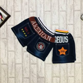 OS100046 กางเกงยีนส์ขาสั้น เด็กผู้ชาย