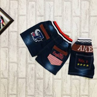 OS100047 กางเกงยีนส์ขาสั้น เด็กผู้ชาย